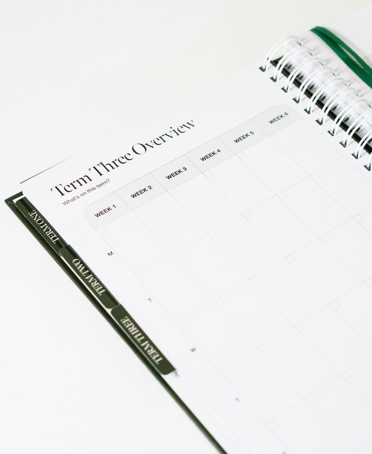 Pine 2026 Weekly Teacher Planner