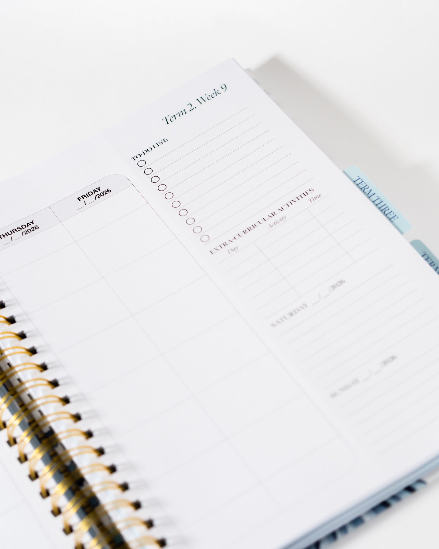 Seabreeze 2026 Weekly Teacher Planner