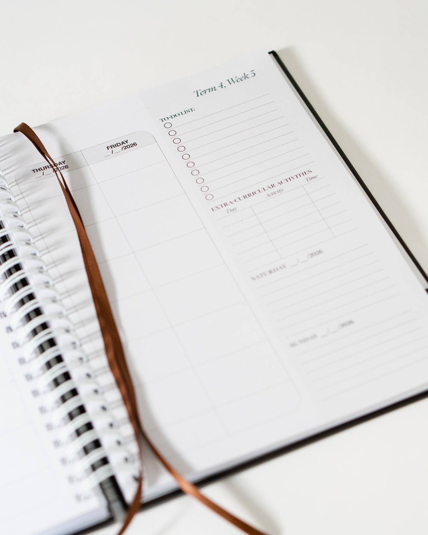 Espresso 2026 Weekly Teacher Planner