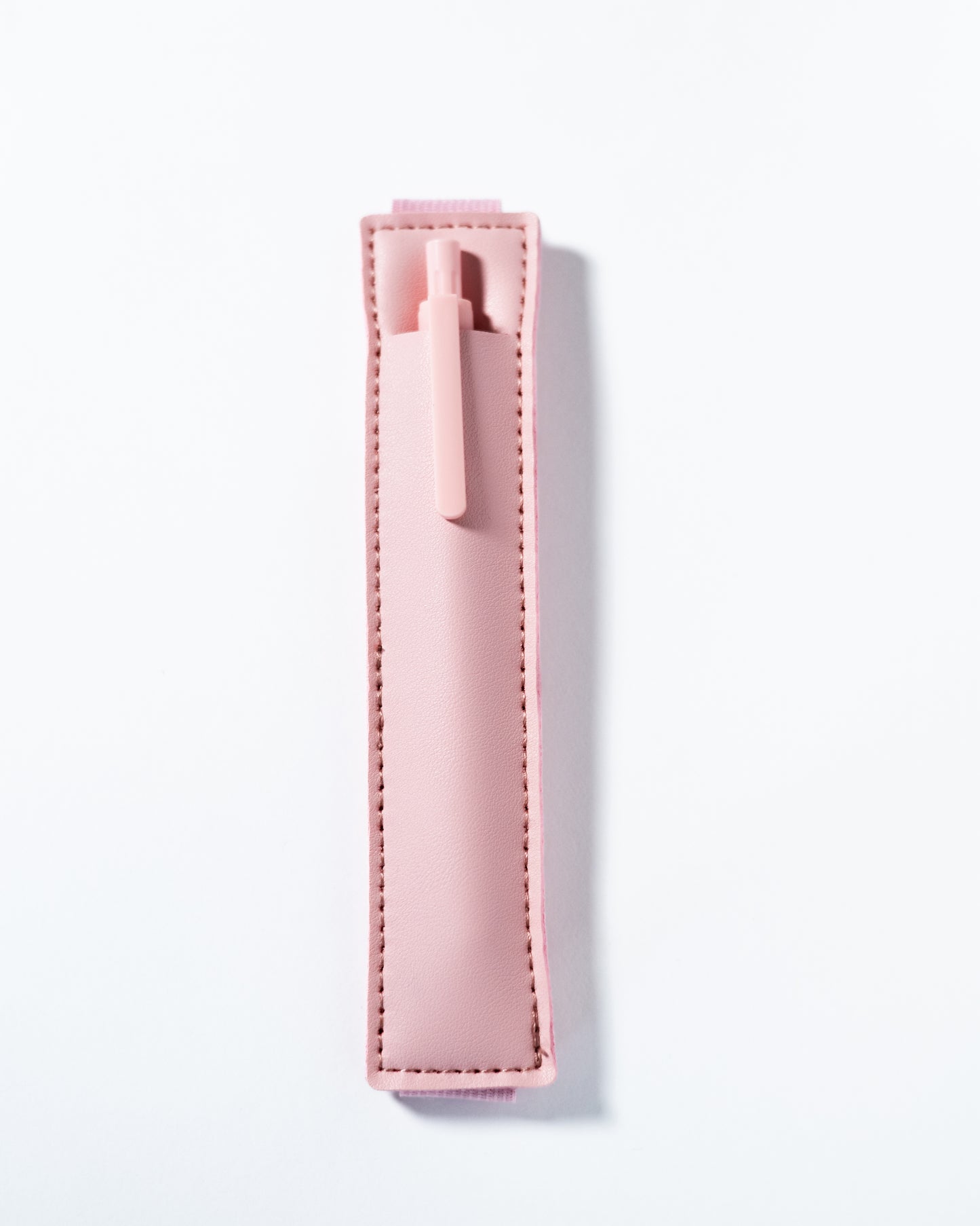 Pink Elastic Pen Holder Bookmark