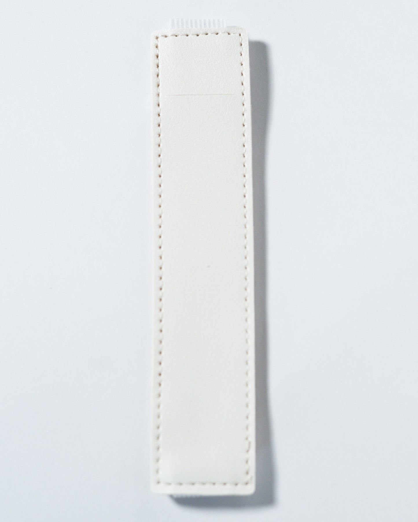White Elastic Pen Holder Bookmark