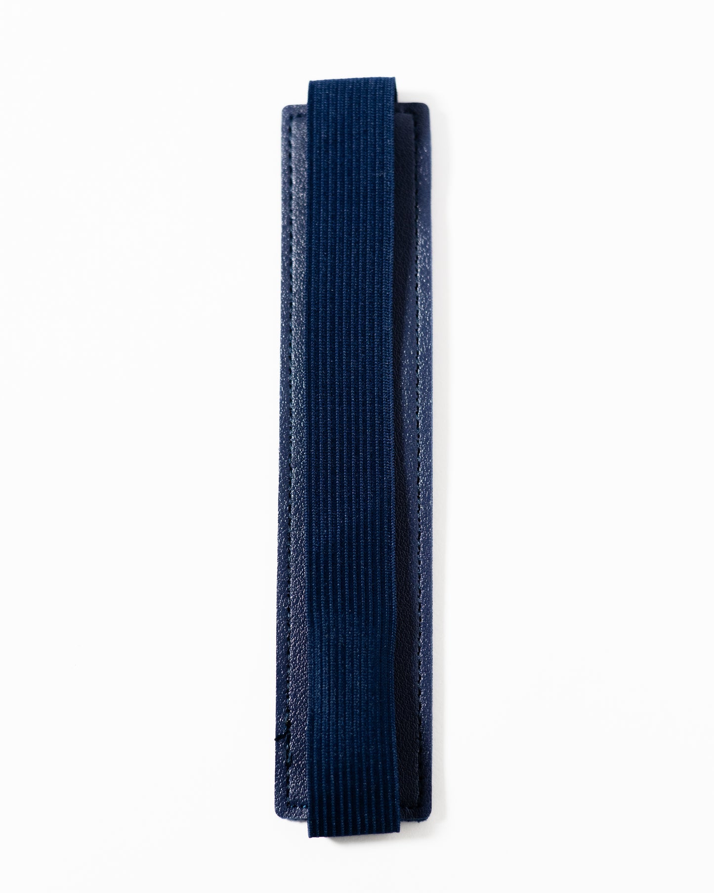 Navy Elastic Pen Holder Bookmark