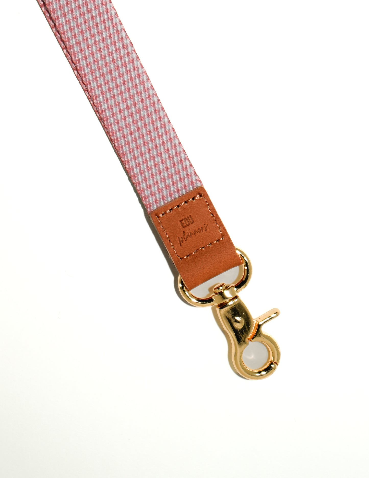 Gingham Christmas Lanyard
