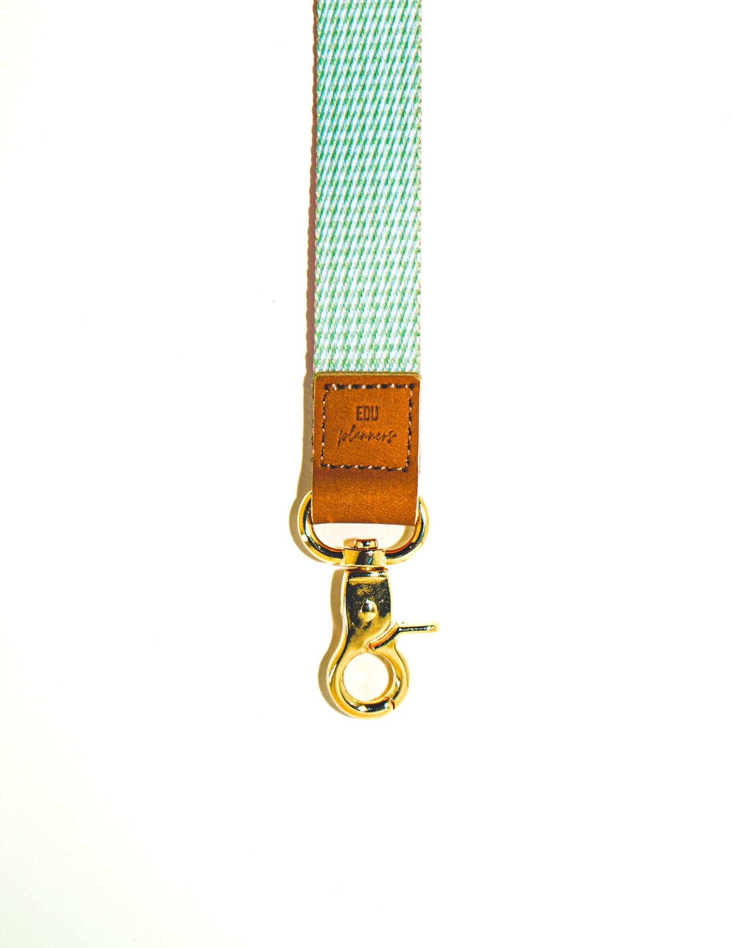 Gingham Christmas Lanyard