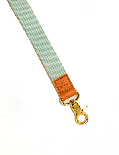 Gingham Christmas Lanyard