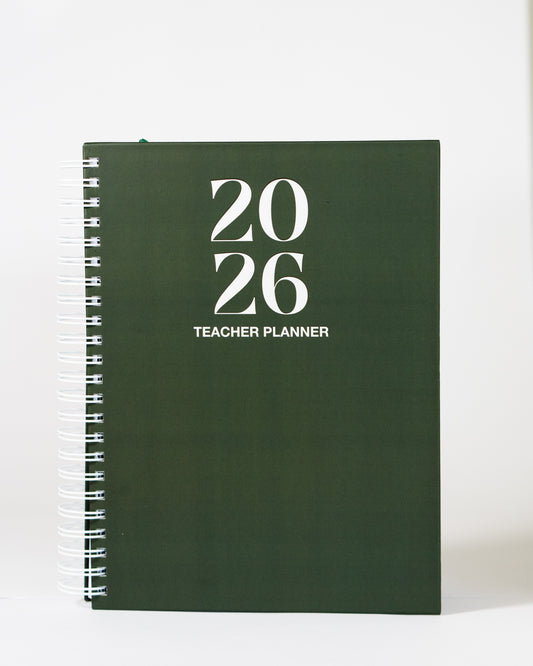 Pine 2026 Weekly Teacher Planner