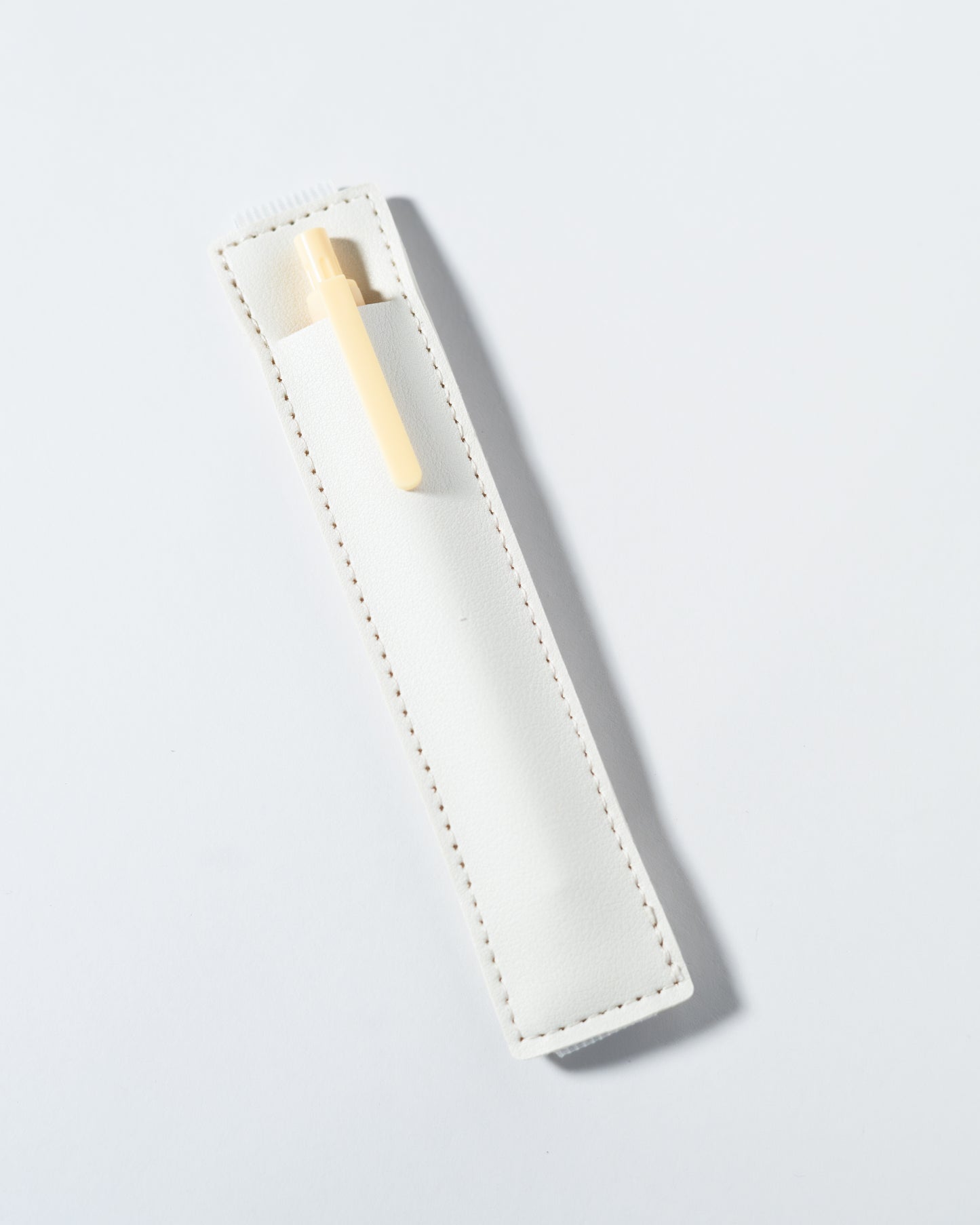 White Elastic Pen Holder Bookmark
