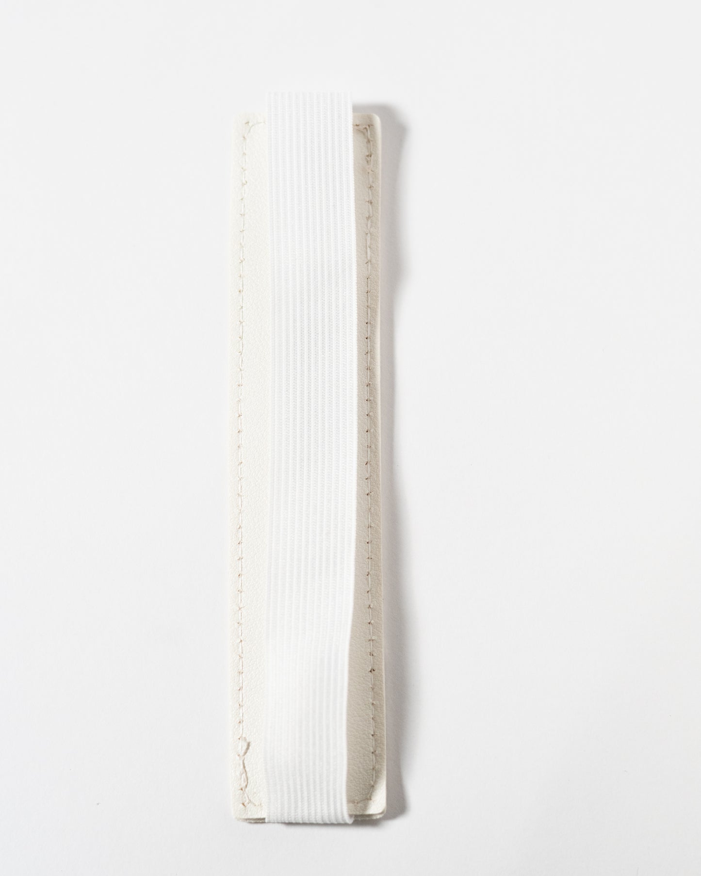 White Elastic Pen Holder Bookmark