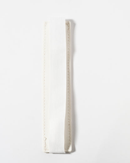 White Elastic Pen Holder Bookmark