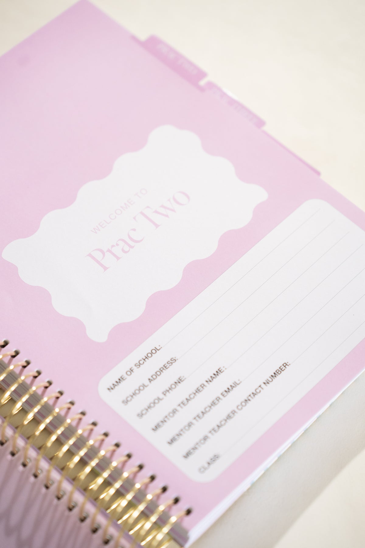 Pre-Order Daydream Teacher Prac Planner