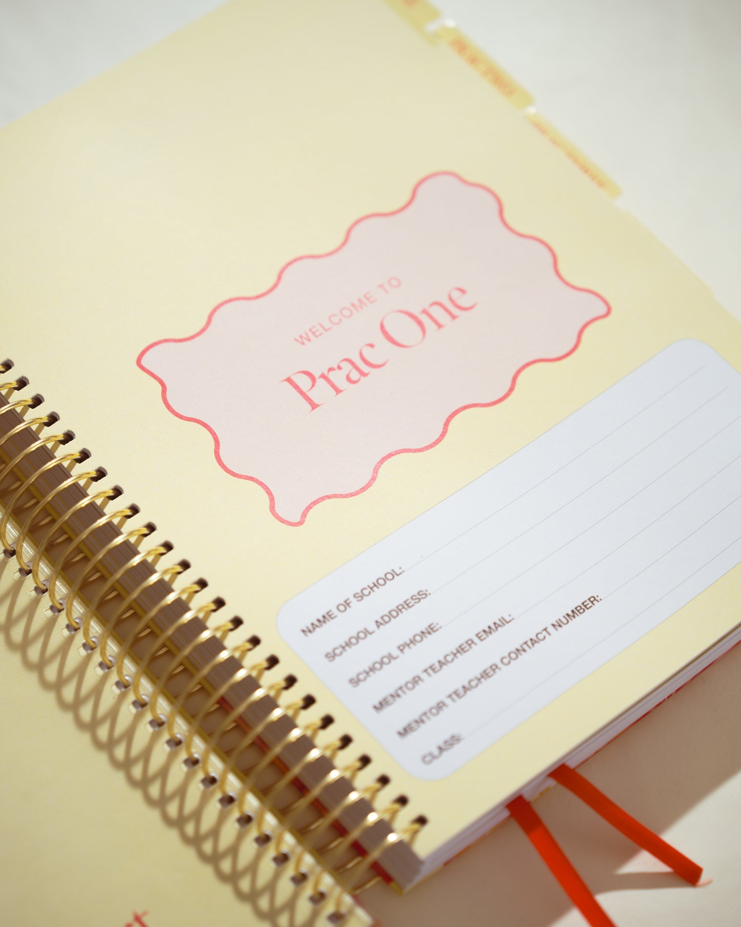 Pre-Order Blossom Prac Teacher Planner