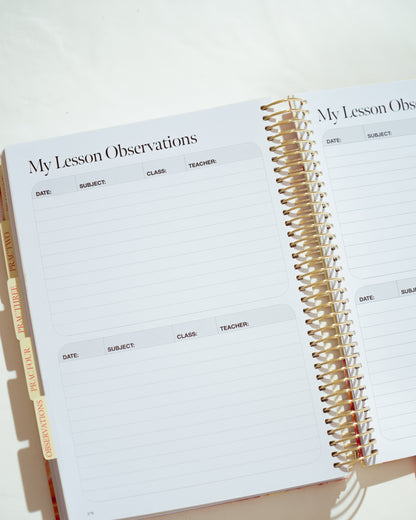 Pre-Order Blossom Prac Teacher Planner