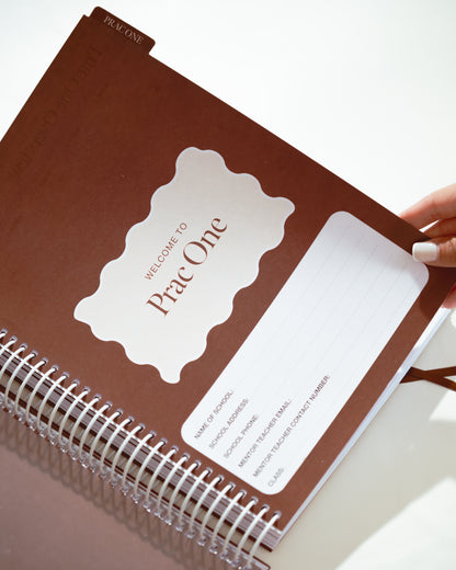 Pre-Order Espresso Prac Teacher Planner