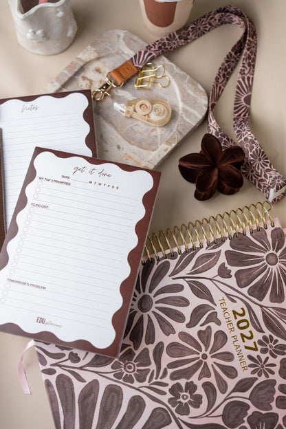 Pre-Order Bloom 2027 Weekly Teacher Planner