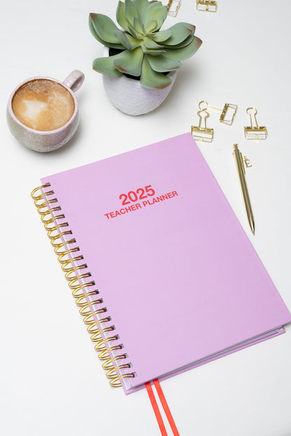 Fairy Floss 2025 Weekly Teacher Planner SLIGHT FAULT